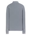 GREY SHIRT LONG SLEEVE STRAIGHT FIT IN VINTAGE PIQUET