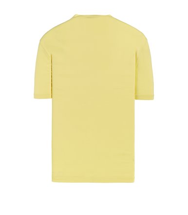 YELLOW T-SHIRT SHORT SLEEVE WITH JERSEY VINTAGE POCKET